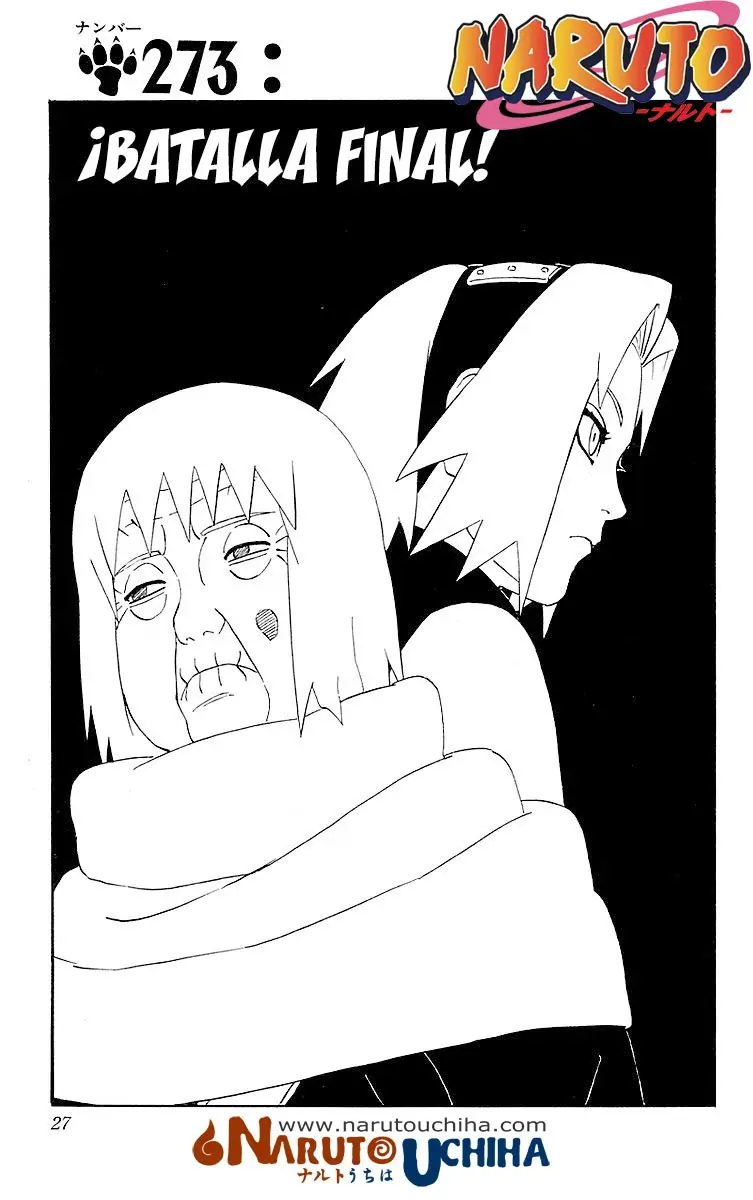 Naruto capítulo 273, página 1