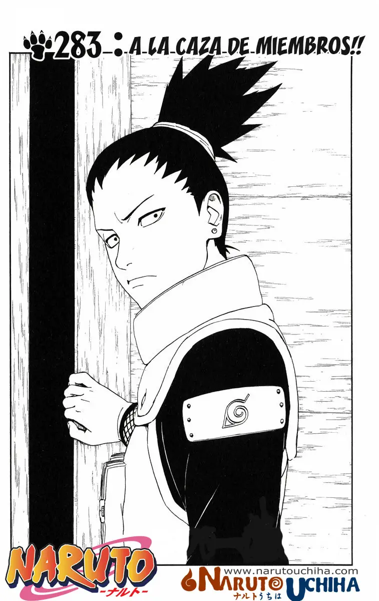 Naruto capítulo 283, página 1