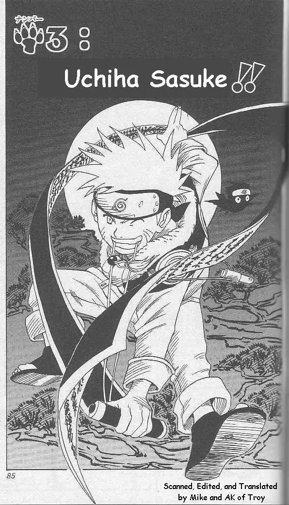 Naruto capítulo 3, página 1