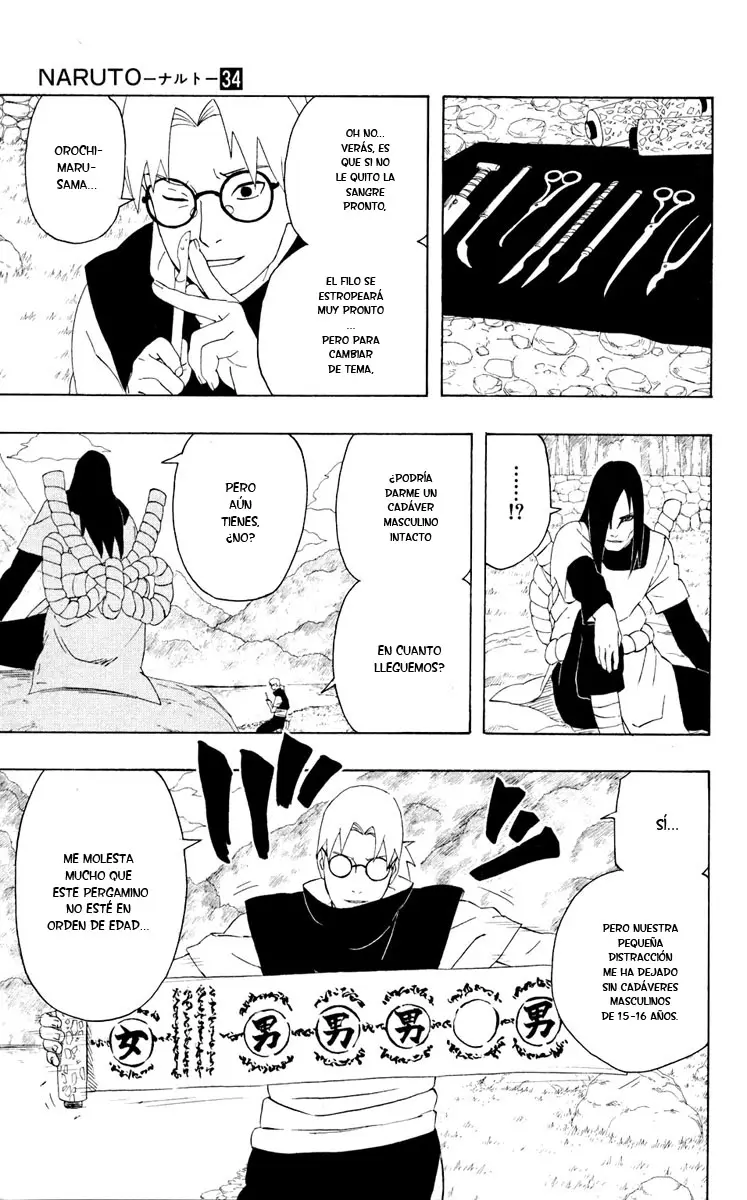 Naruto capítulo 300, página 3