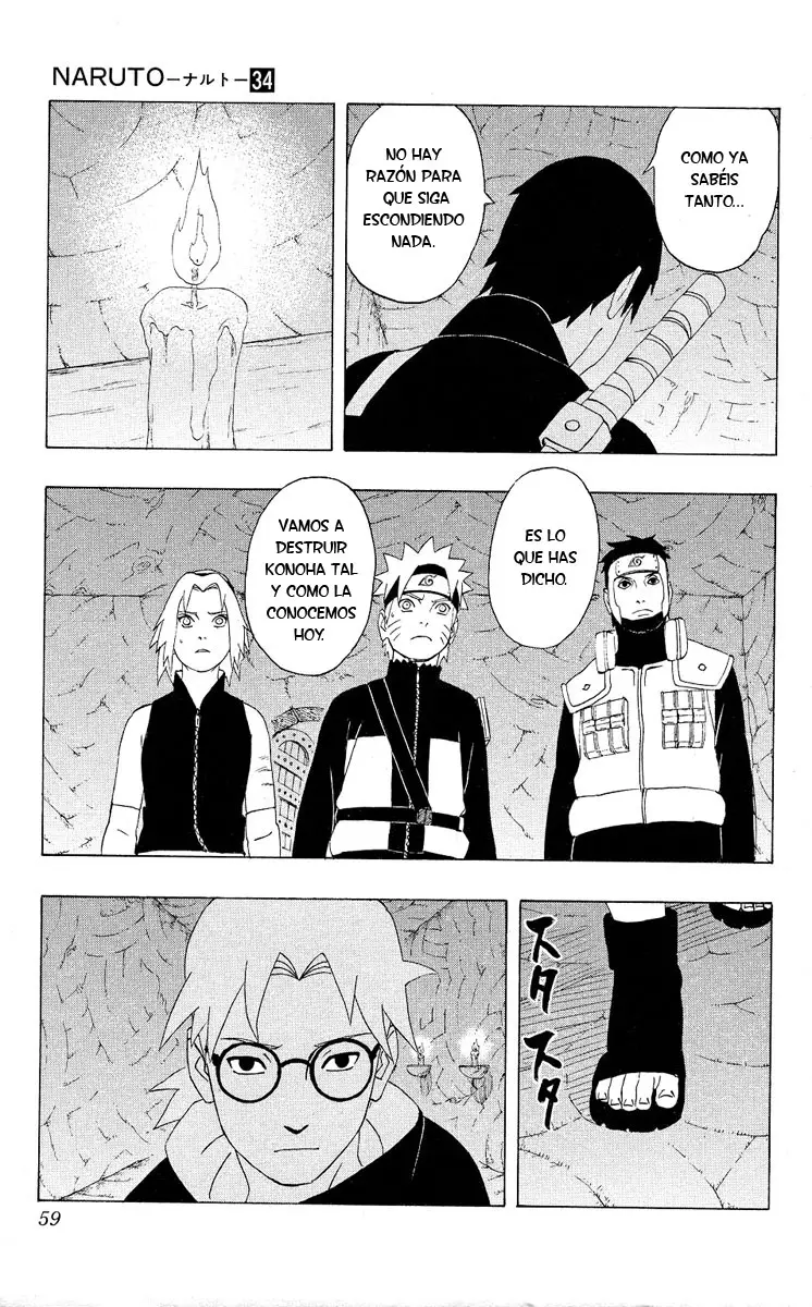 Naruto capítulo 302, página 17