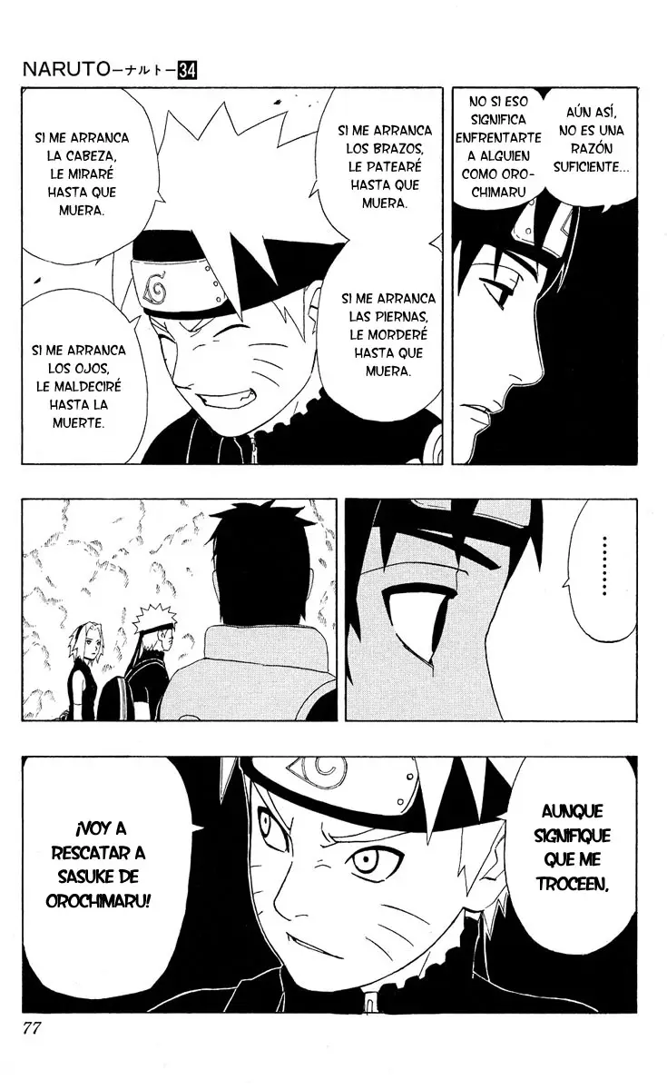 Naruto capítulo 303, página 17