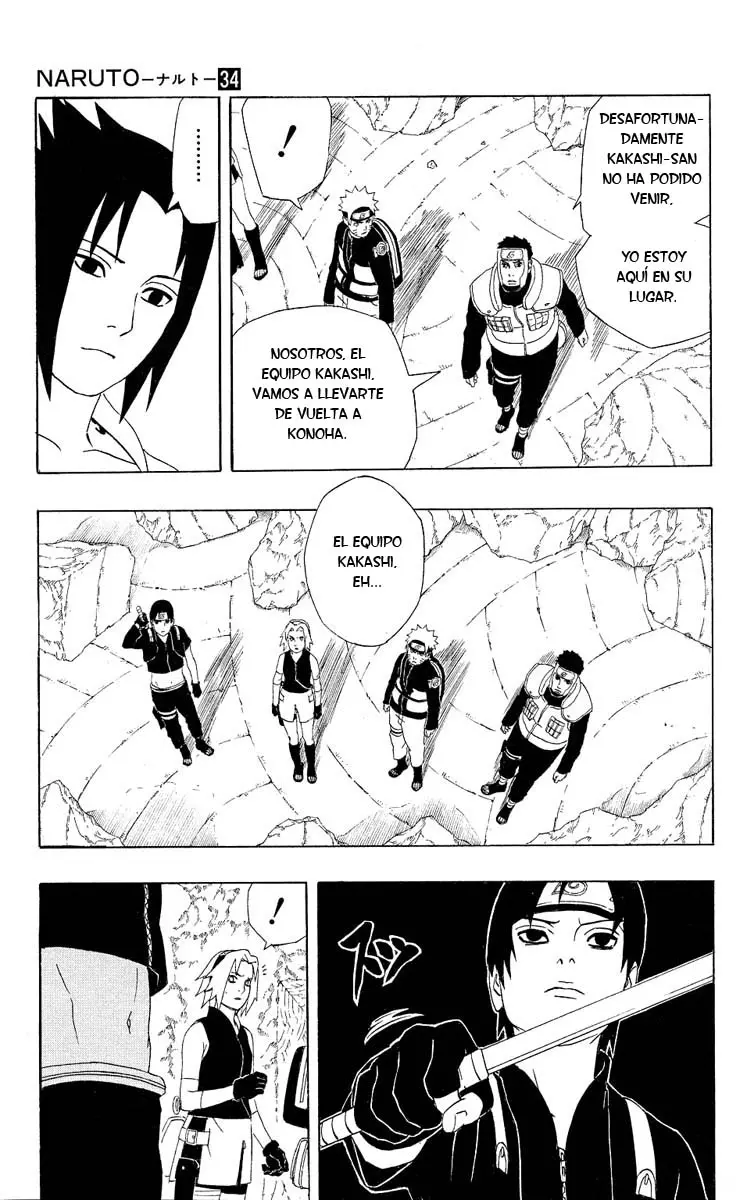 Naruto capítulo 307, página 3