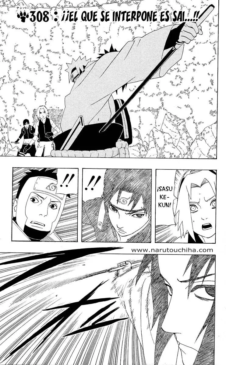 Naruto capítulo 308, página 1