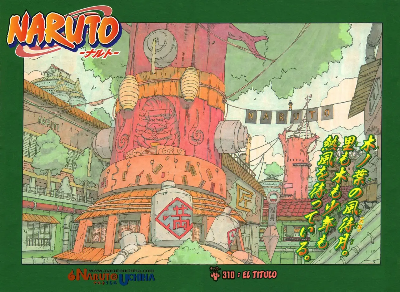 Naruto capítulo 310, página 1