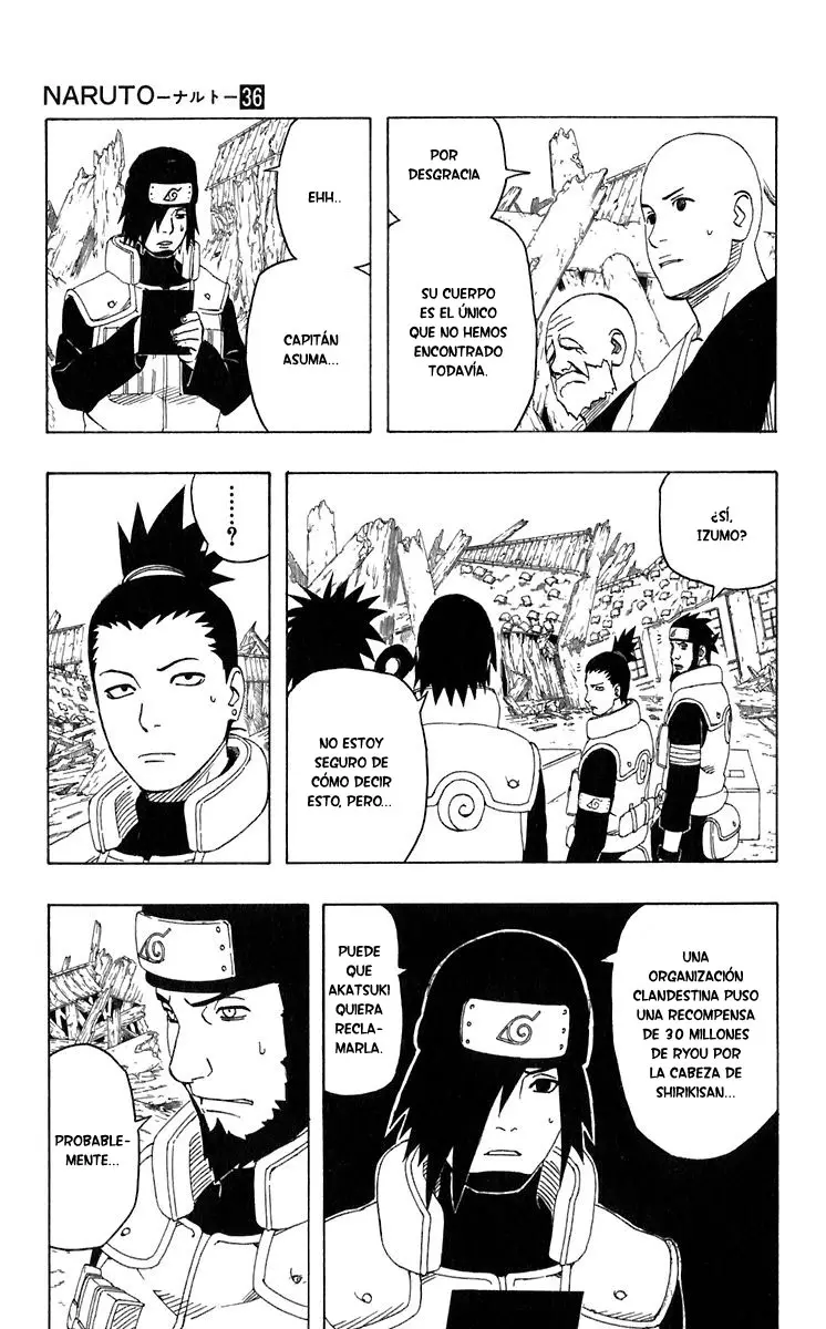 Naruto capítulo 320, página 3