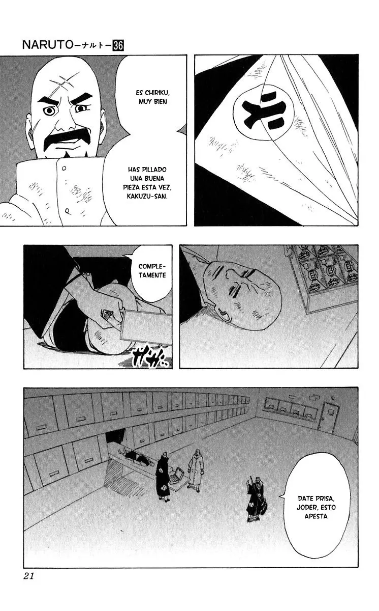 Naruto capítulo 320, página 15