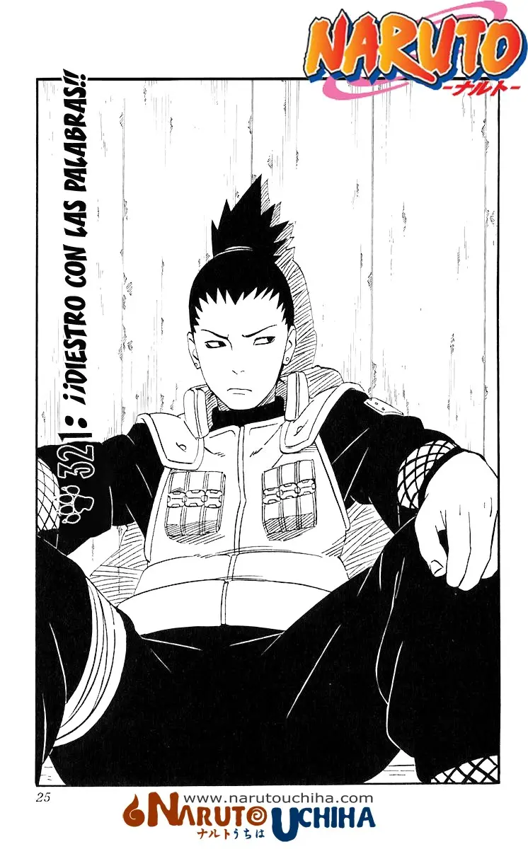 Naruto capítulo 321, página 1