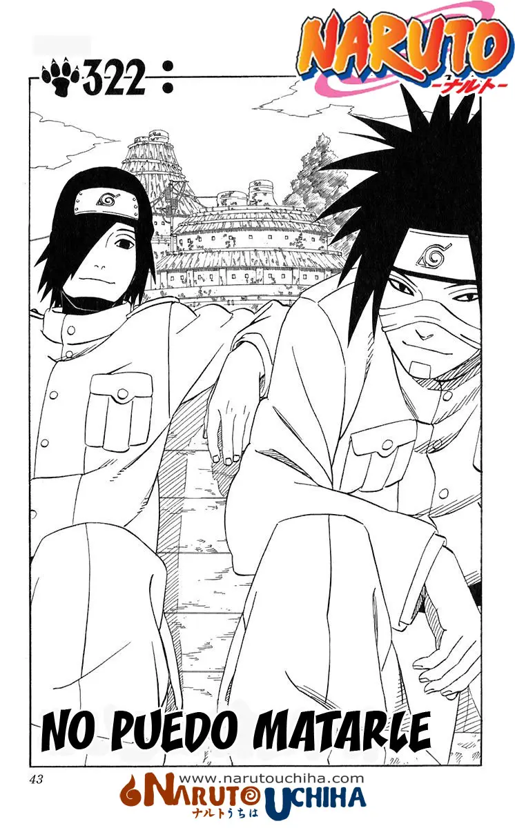 Naruto capítulo 322, página 1