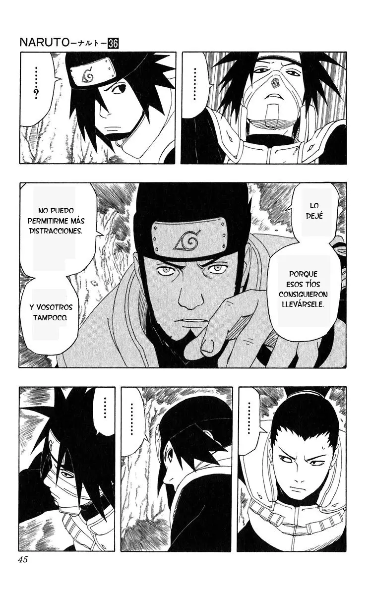 Naruto capítulo 322, página 3