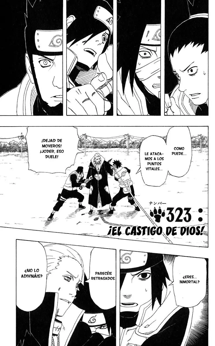Naruto capítulo 323, página 1