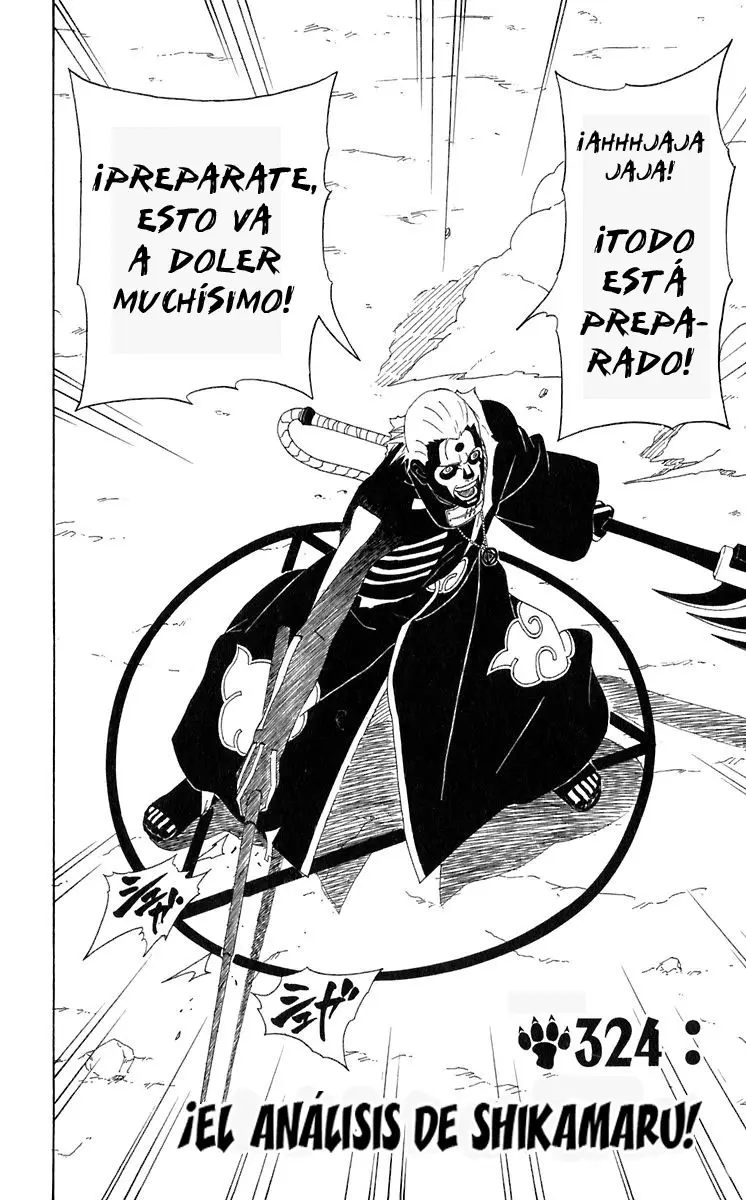 Naruto capítulo 324, página 2