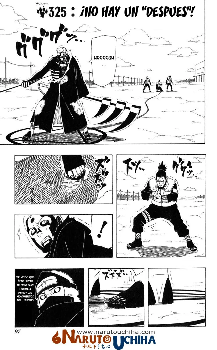 Naruto capítulo 325, página 1