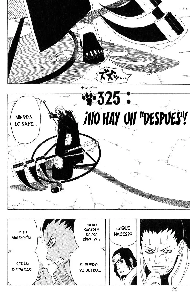 Naruto capítulo 325, página 2