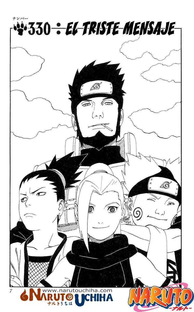 Naruto capítulo 330, página 1