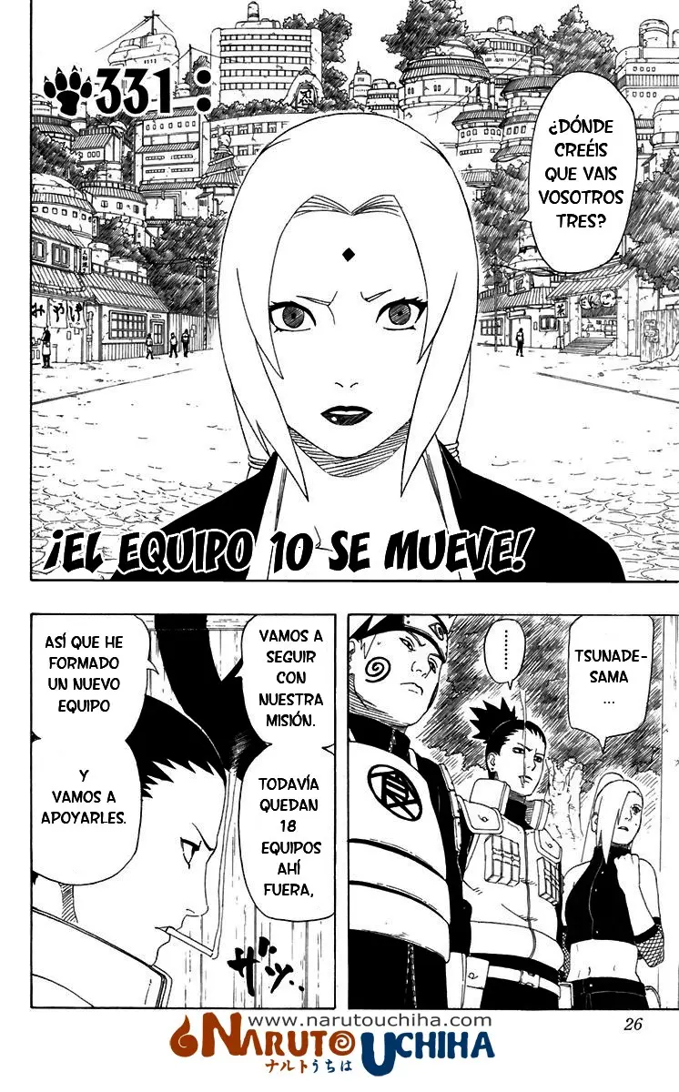 Naruto capítulo 331, página 2