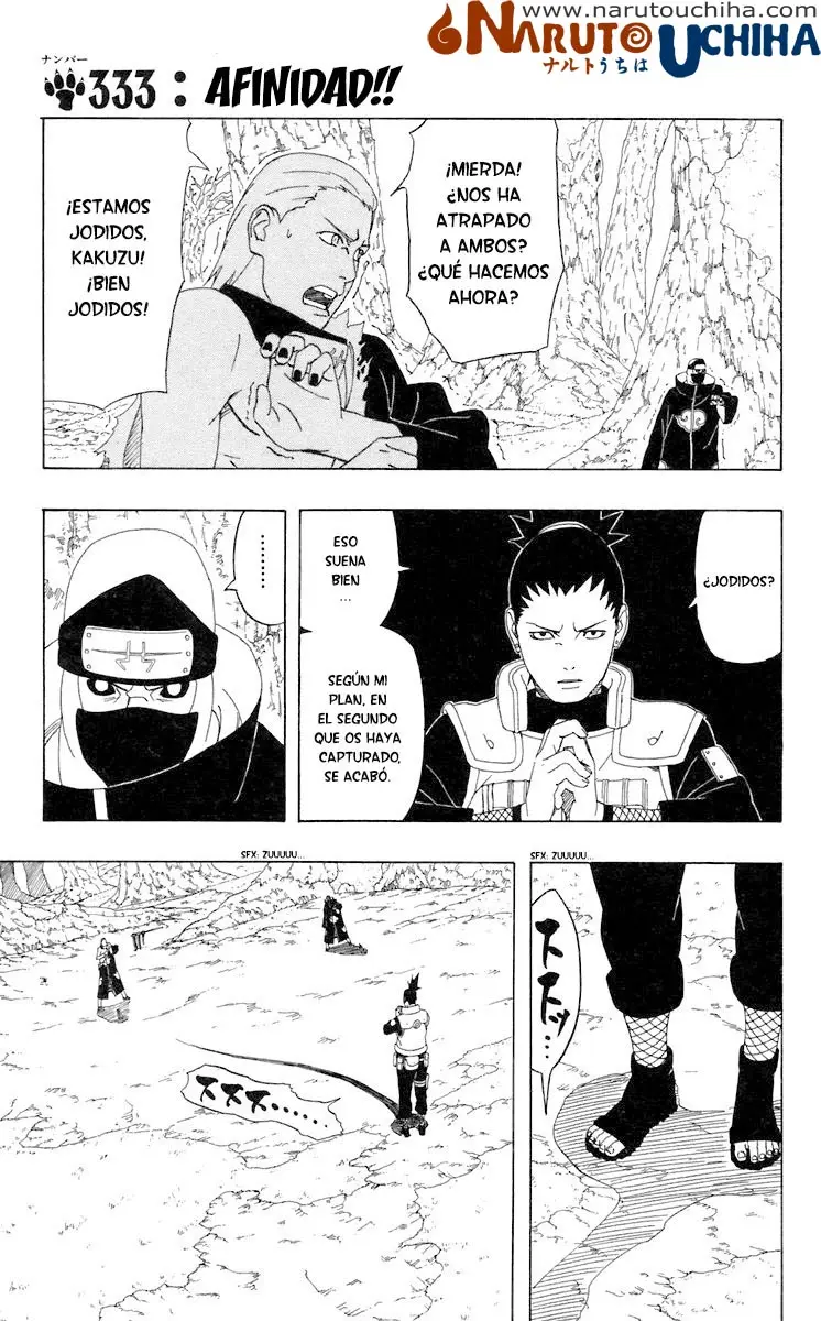 Naruto capítulo 333, página 1