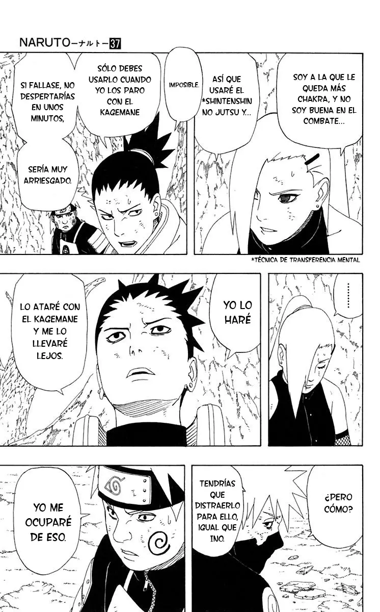 Naruto capítulo 335, página 9