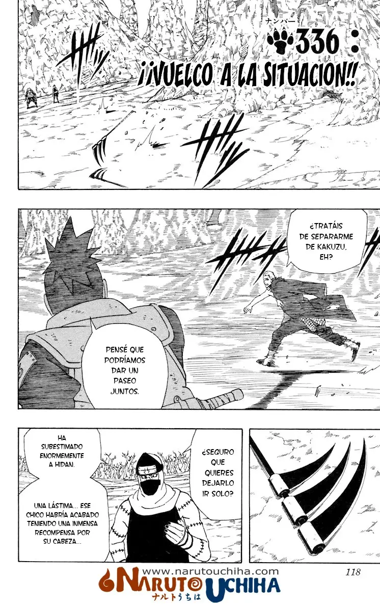 Naruto capítulo 336, página 2