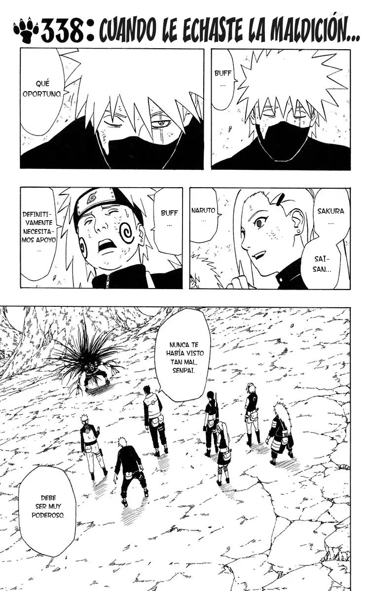 Naruto capítulo 338, página 1