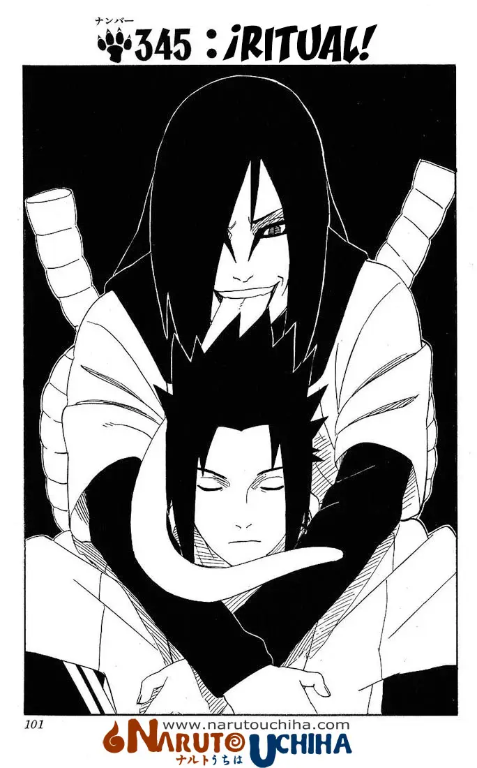 Naruto capítulo 345, página 1
