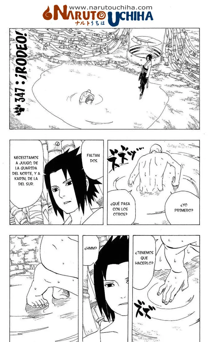 Naruto capítulo 347, página 1