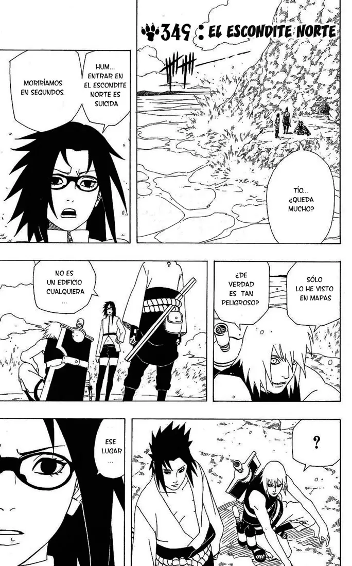 Naruto capítulo 349, página 1