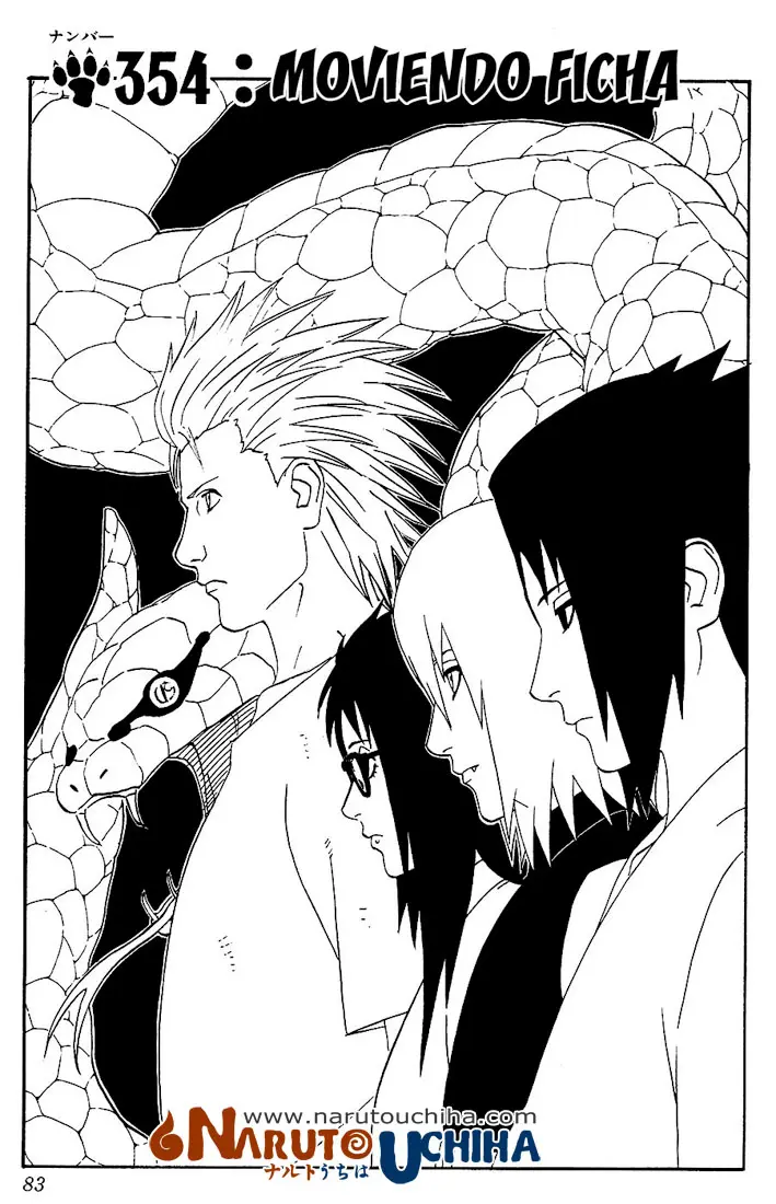 Naruto capítulo 354, página 1