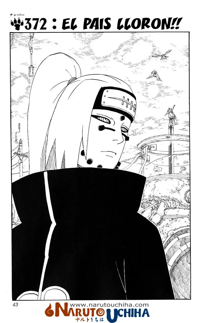 Naruto capítulo 372, página 1