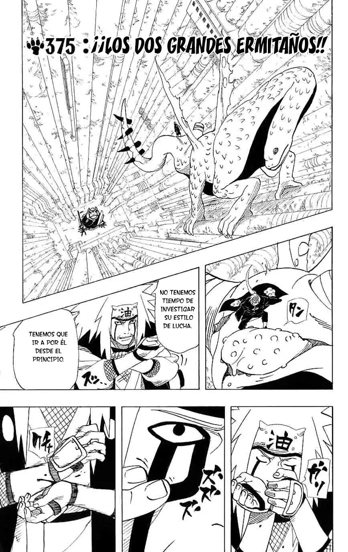 Naruto capítulo 375, página 1