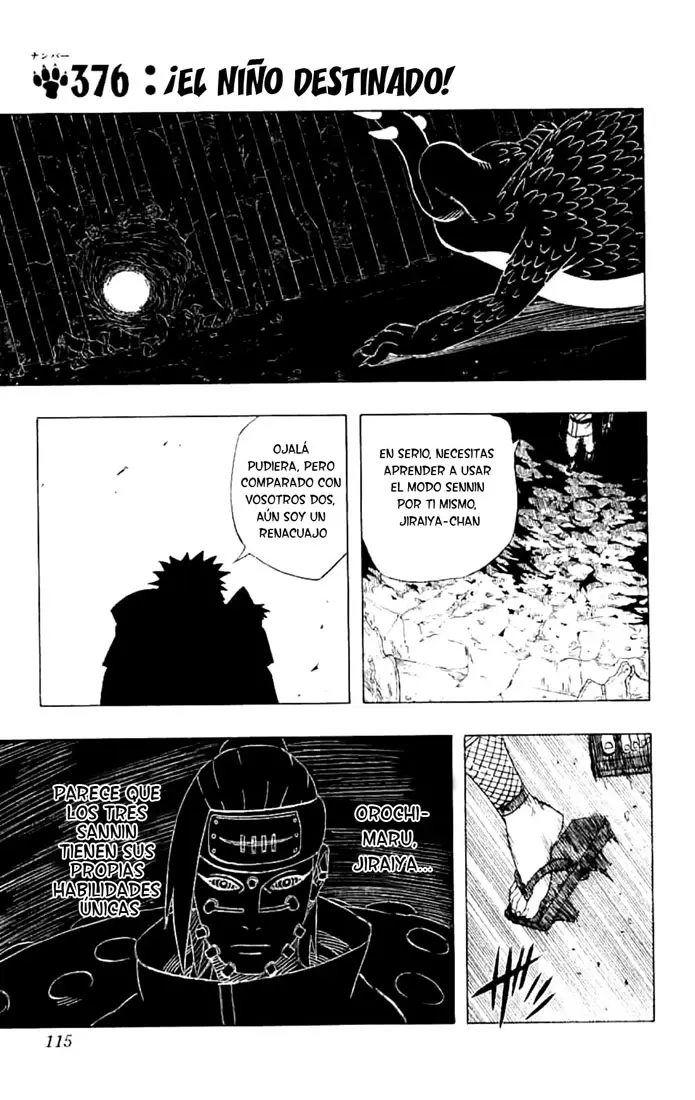 Naruto capítulo 376, página 1