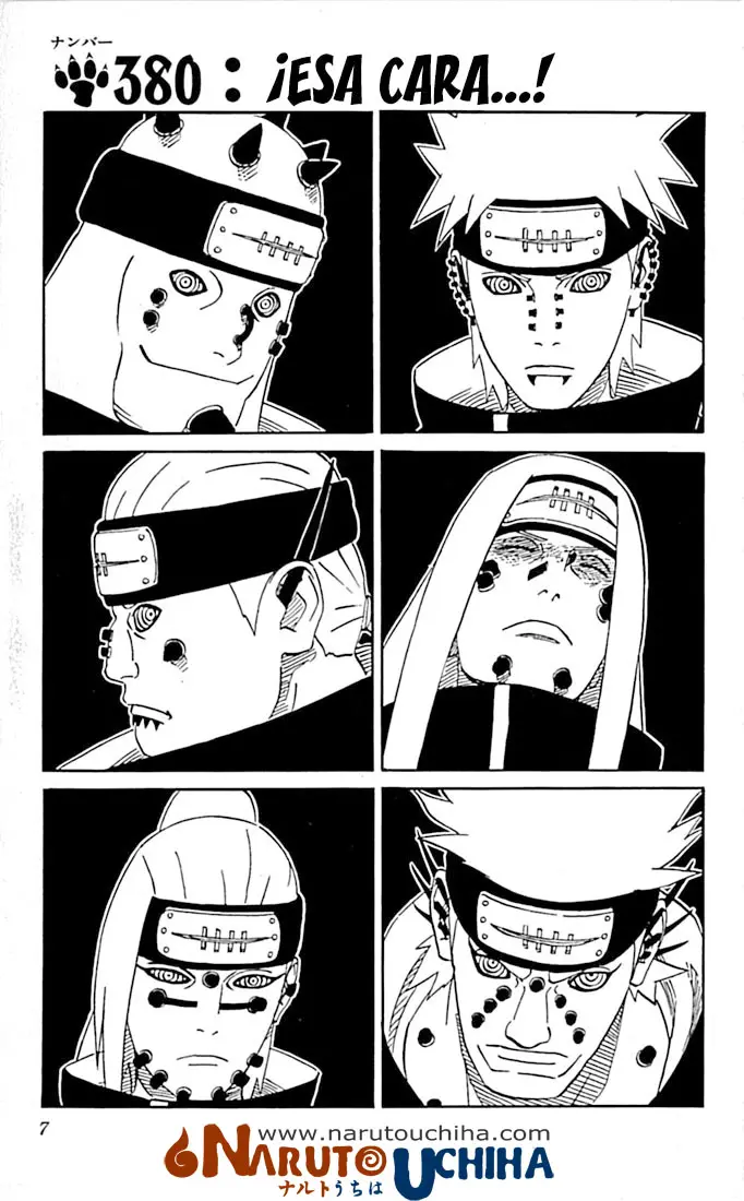 Naruto capítulo 380, página 1