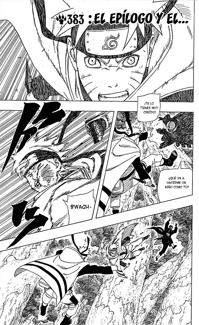 Naruto capítulo 383, página 1