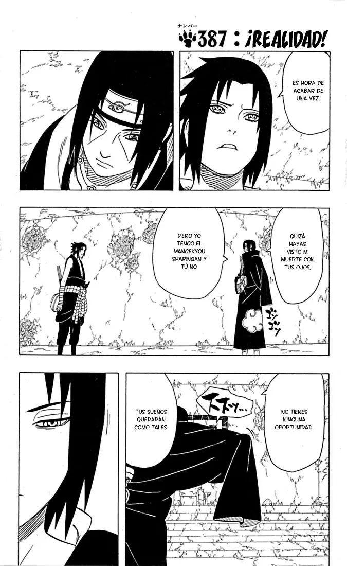 Naruto capítulo 387, página 1