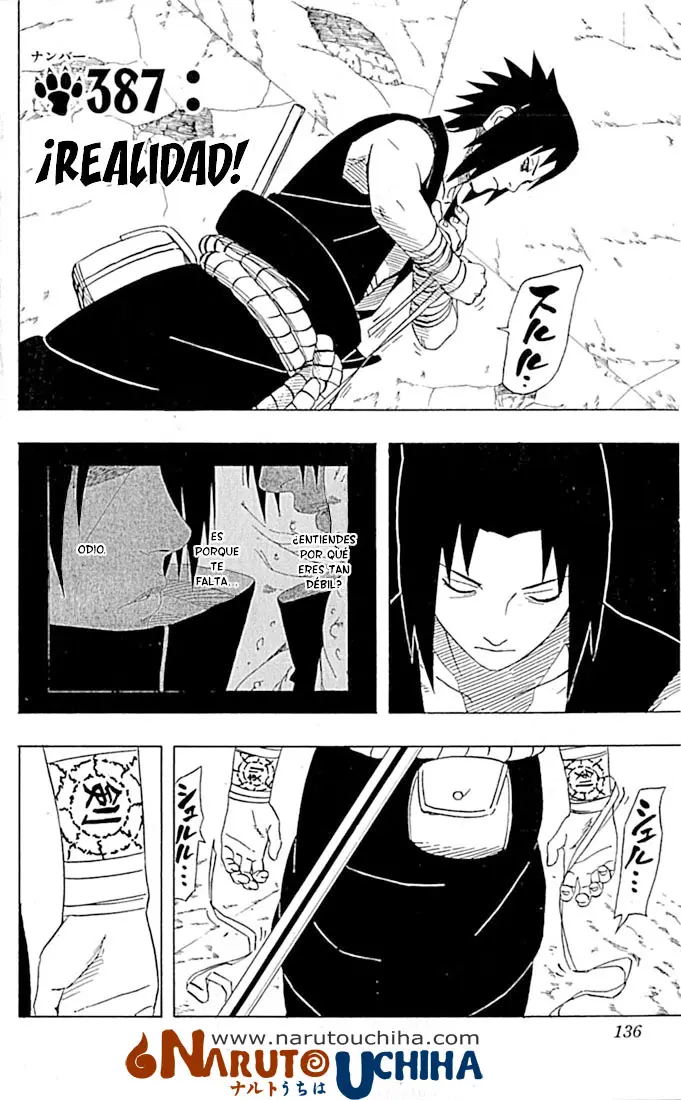 Naruto capítulo 387, página 2