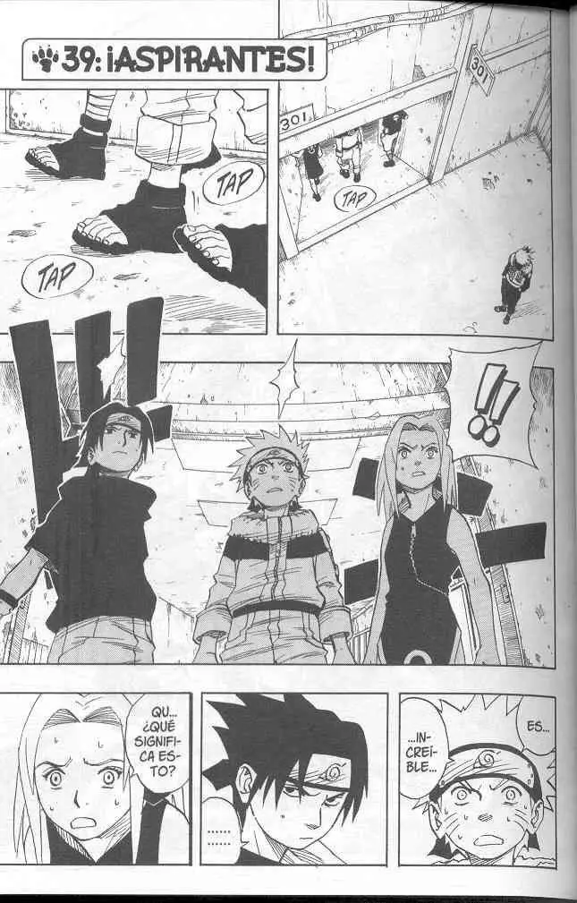 Naruto capítulo 39, página 1