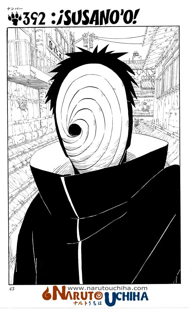 Naruto capítulo 392, página 1