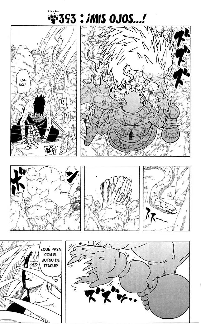 Naruto capítulo 393, página 1