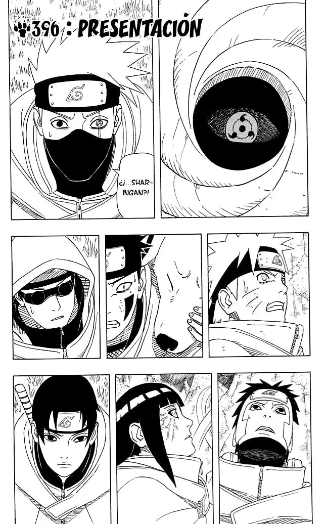 Naruto capítulo 396, página 1