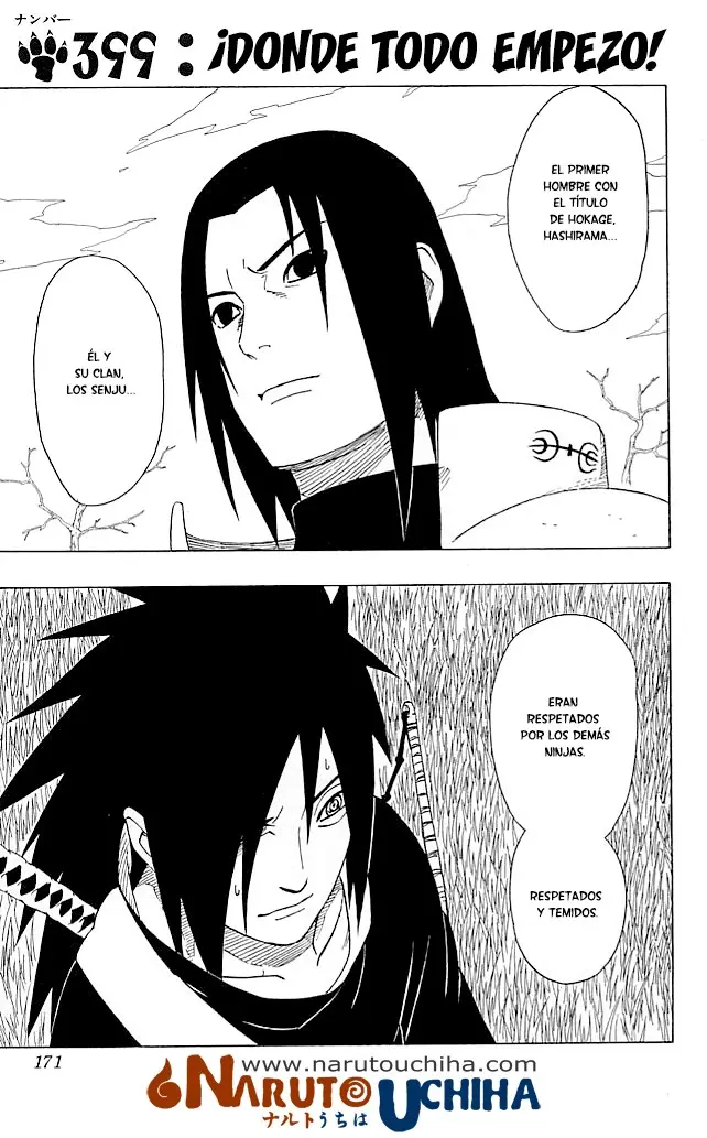 Naruto capítulo 399, página 1