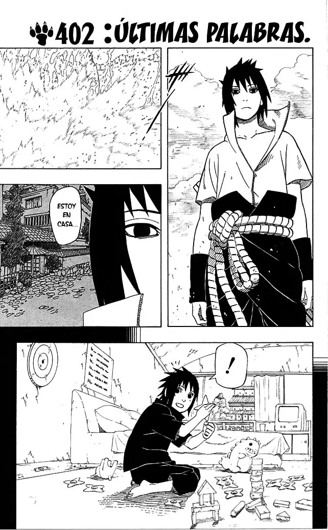 Naruto capítulo 402, página 1