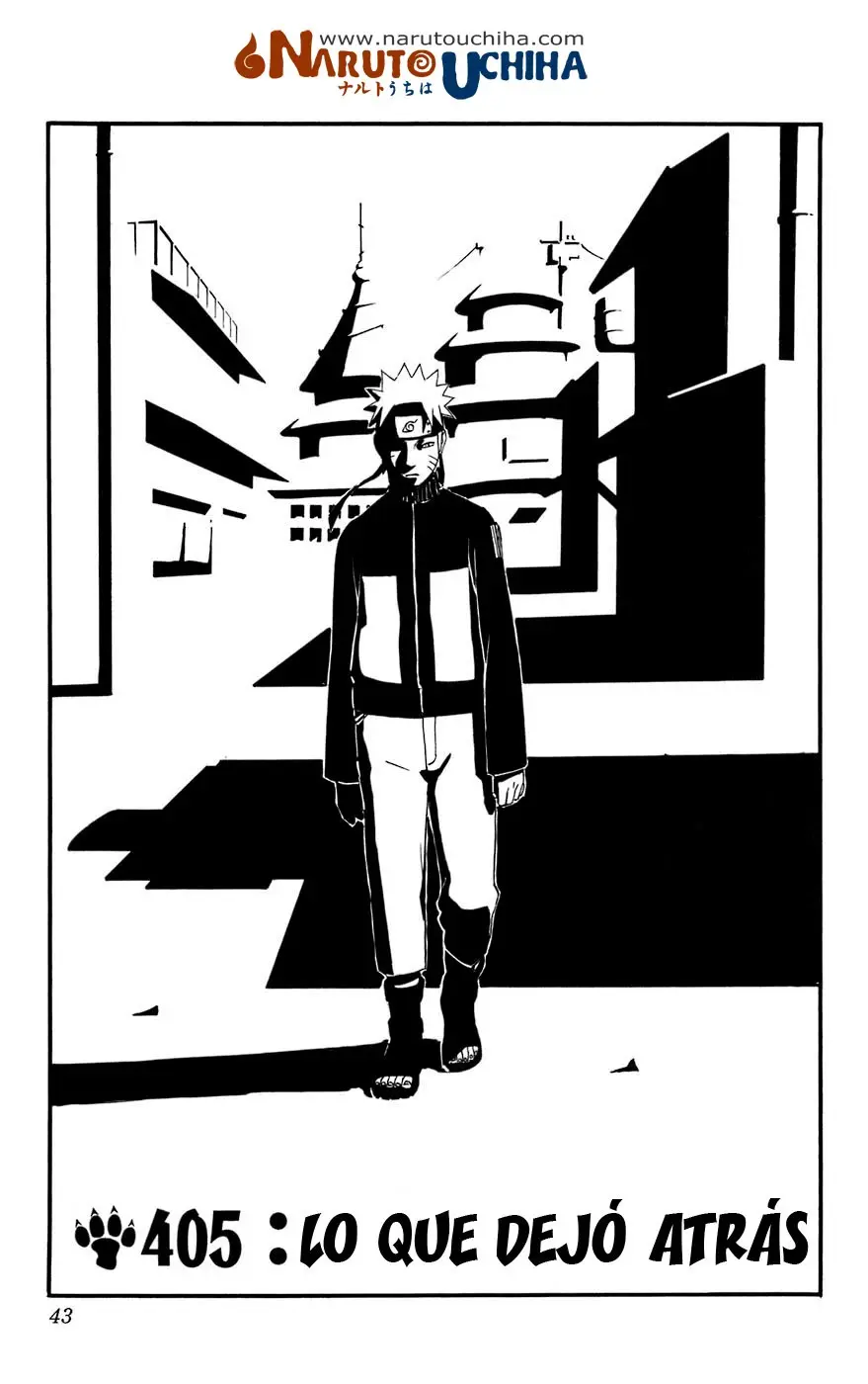 Naruto capítulo 405, página 1