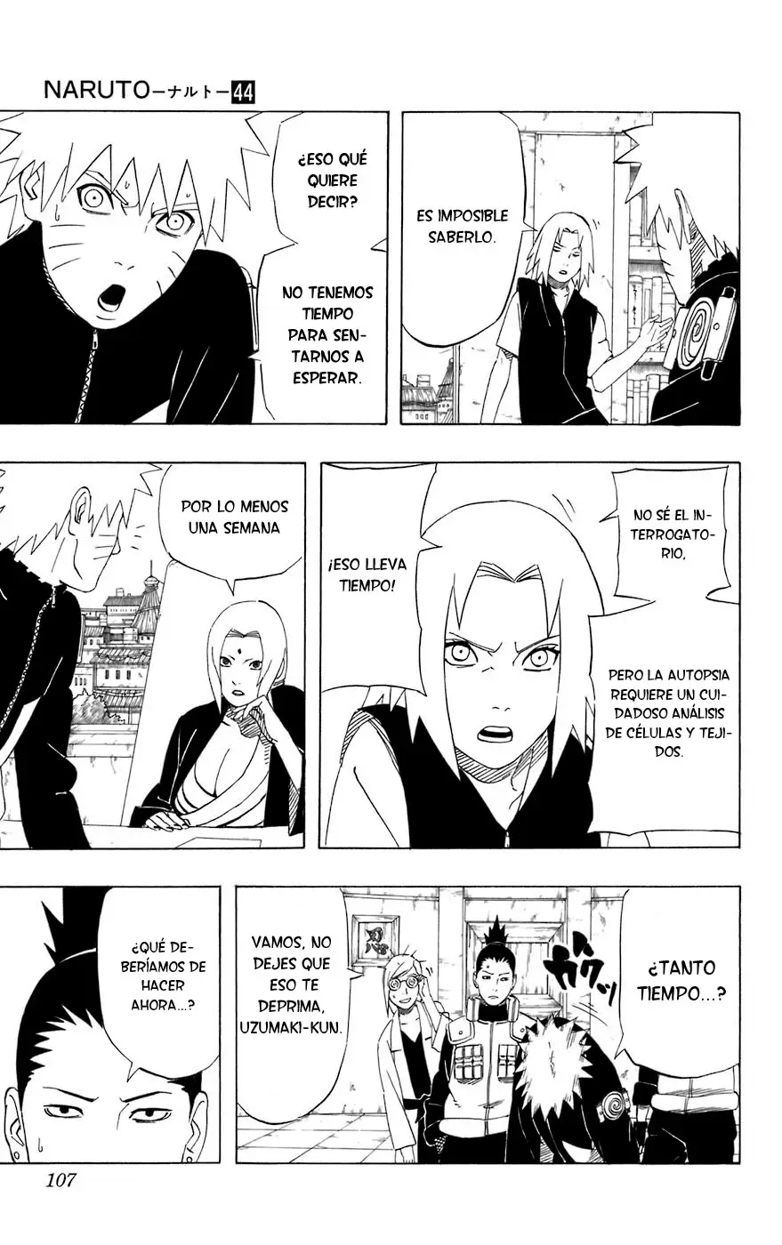 Naruto capítulo 408, página 11