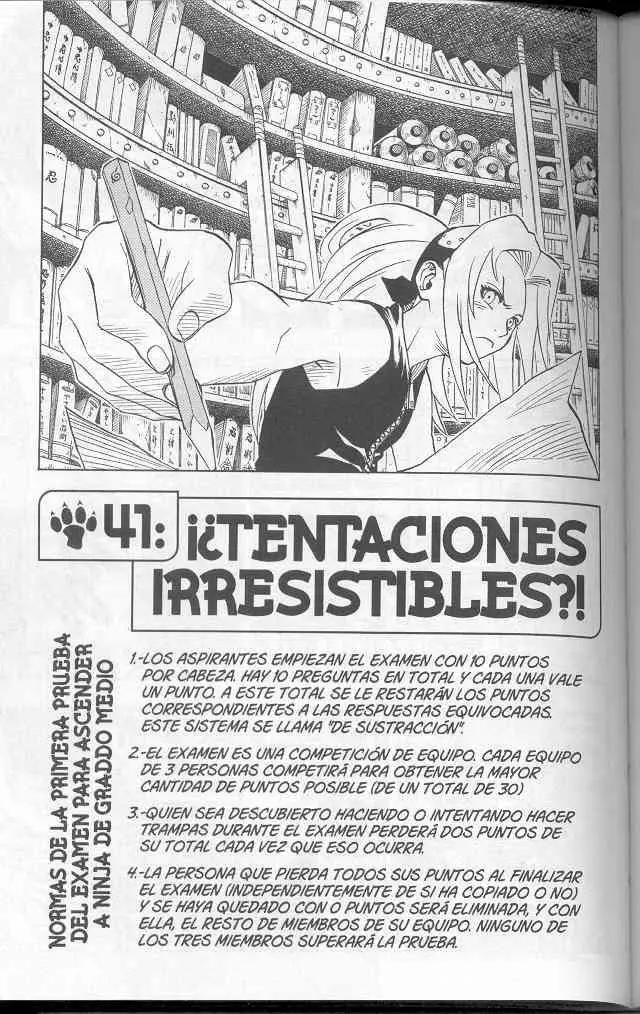 Naruto capítulo 41, página 1