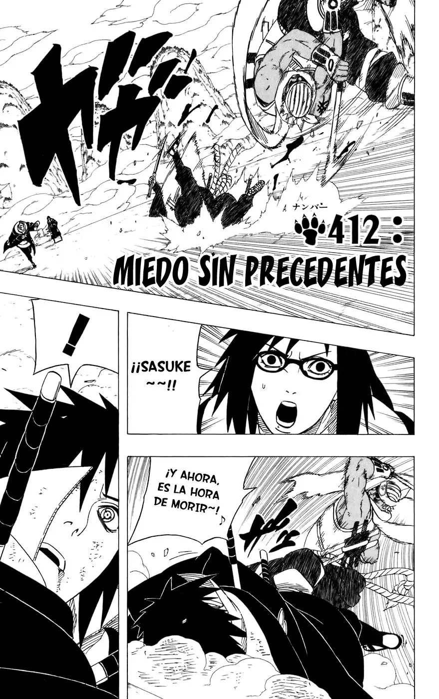 Naruto capítulo 412, página 1