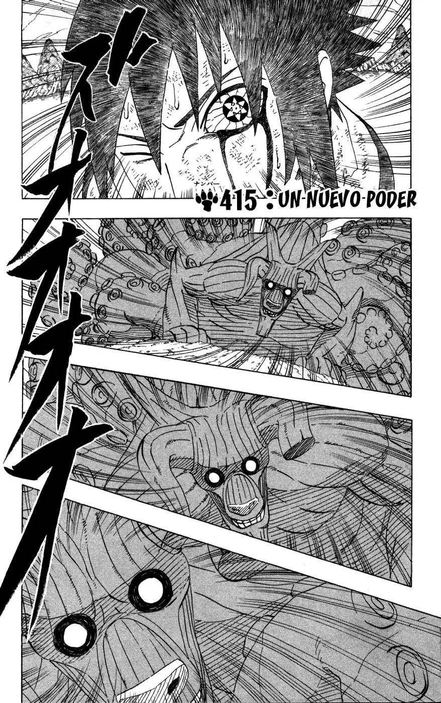 Naruto capítulo 415, página 1