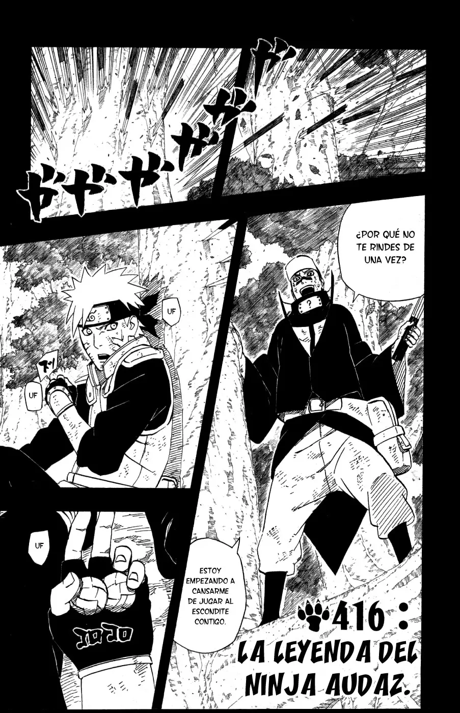 Naruto capítulo 416, página 1