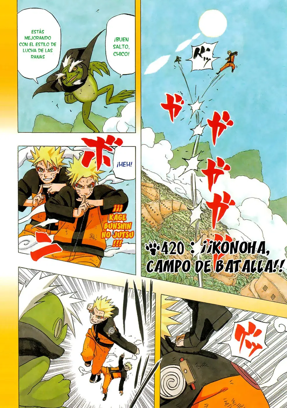Naruto capítulo 419, página 18