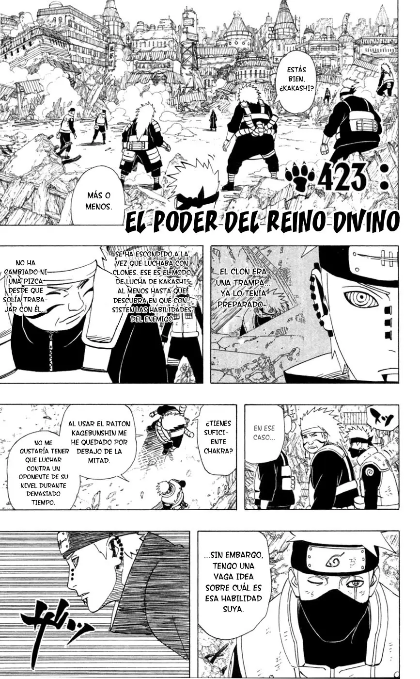 Naruto capítulo 423, página 1