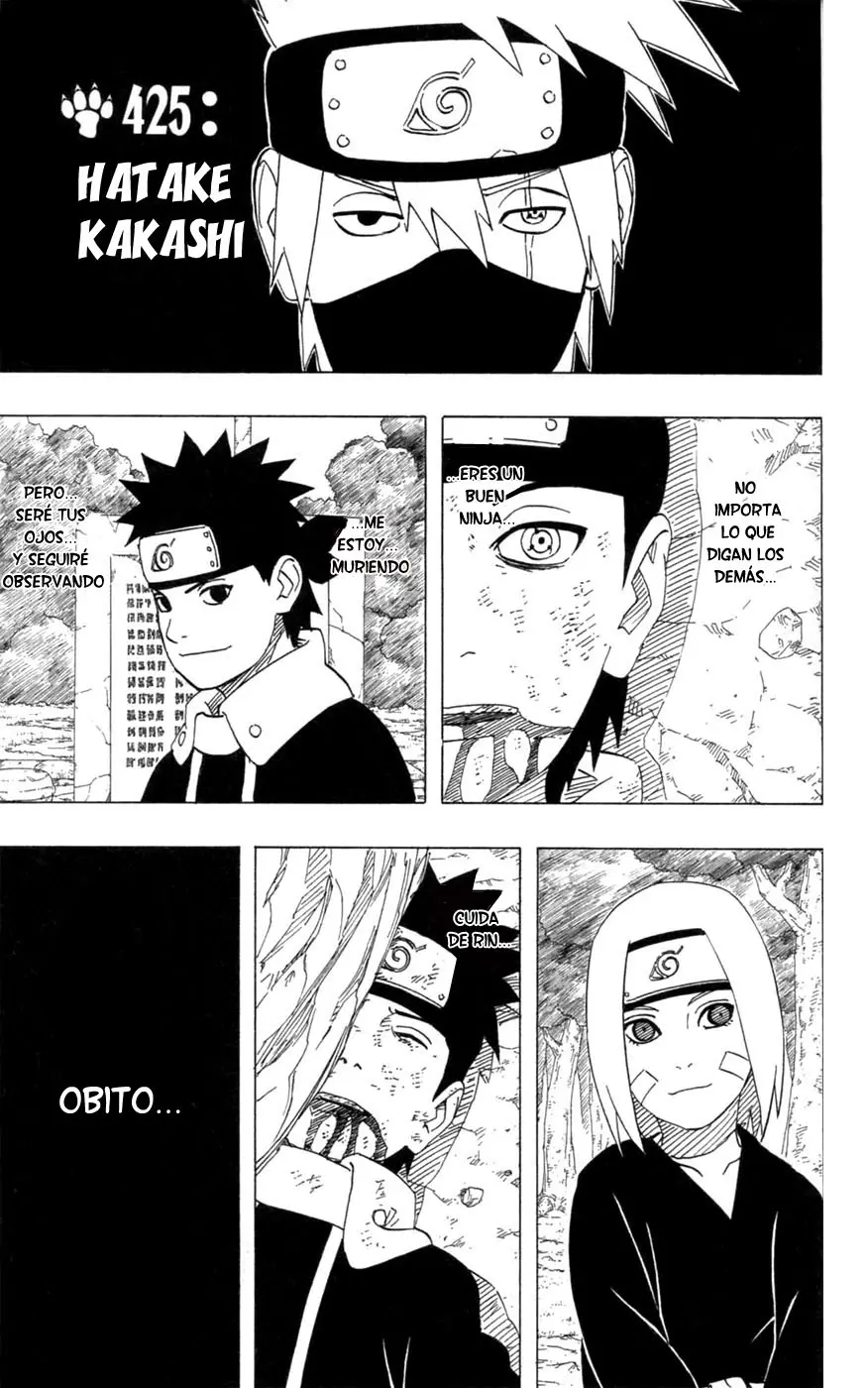 Naruto capítulo 425, página 1